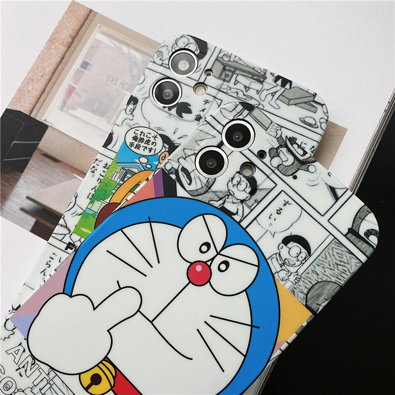 Ốp Lưng In Hình Doraemon Đáng Yêu Cho Iphone 12 Pro Max / I7 / I8 Plus / X / Xs / Xr / Xs Max / 11 / 11 Pro / 11 Pro Max / Se2