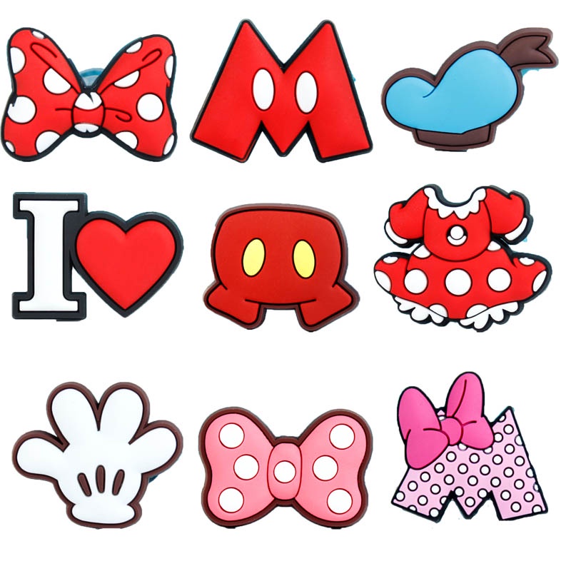 Ghim Cài Giày Hình Disney Minnie Croc Jibbits Jibits Hoạt Hình Chuột Mickey Jibitz Cho Nam