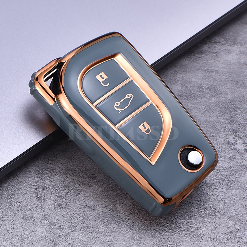 Ốp Bảo Vệ Chìa Khóa Xe Hơi Thiết Kế Sang Trọng Cho Toyota Camry 2012-2013,Altis 2019- 2020