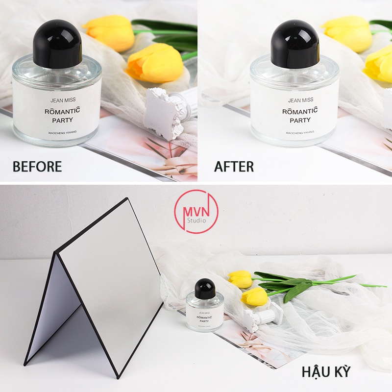 Tấm hắt sáng tản sáng A4 để bàn đạo cụ hỗ trợ chụp sản phẩm - hàng chính hãng Refutuna - MVN Studio