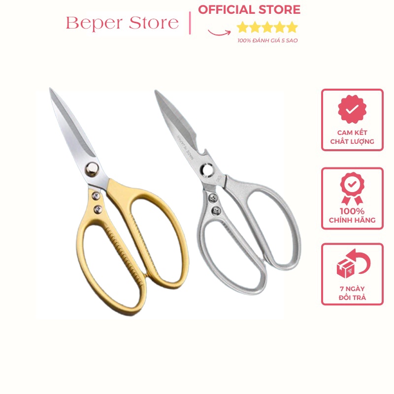 Kéo cắt làm bếp đa năng SK5 công nghệ Nhật Bản cao cấp, cắt gà vịt, cắt tỉa cành cây ...