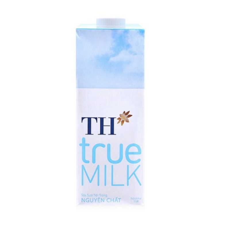 hộp sữa TH TRUE MILK 1 lít (có đường/ít đường/không đường)