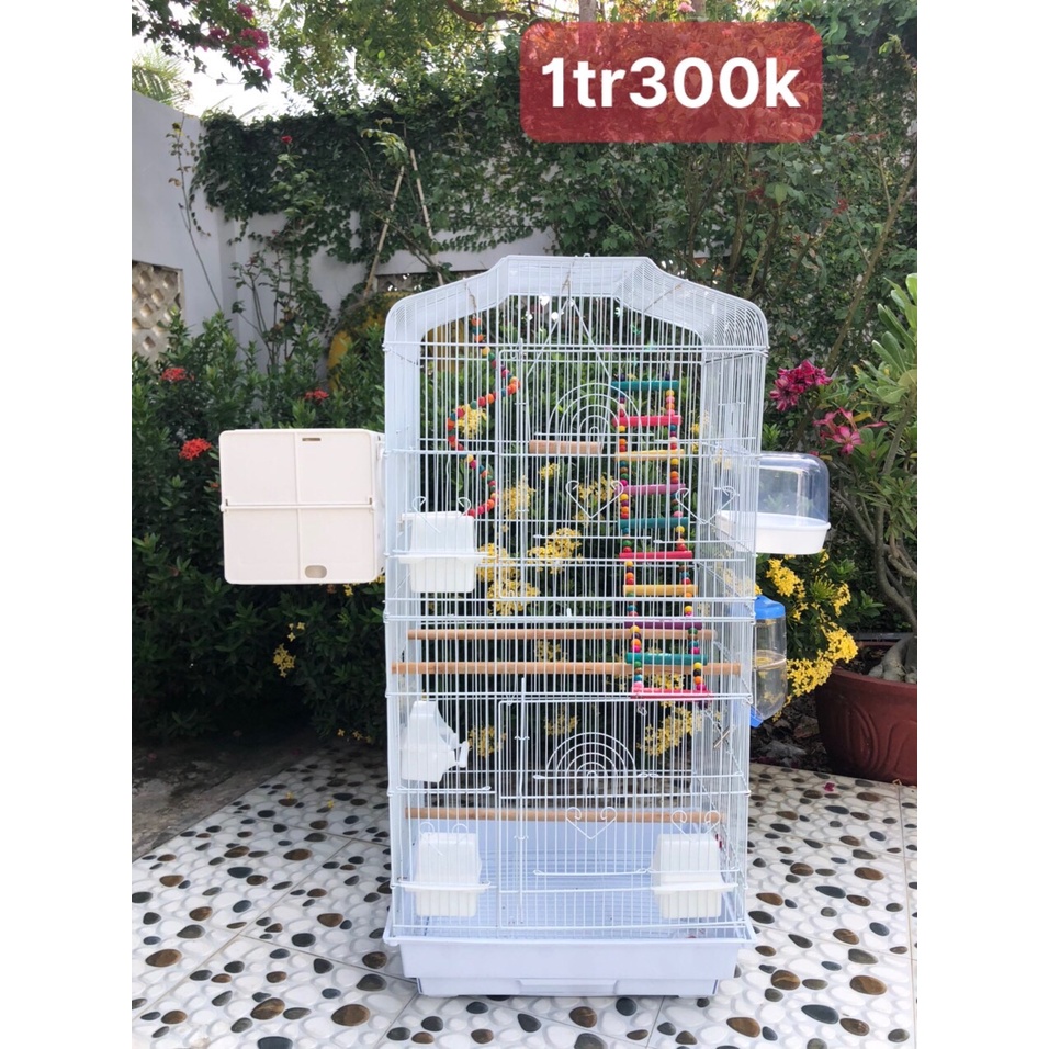Chuồng Lồng nuôi vẹt dành cho vẹt nhỏ và vừa như lovebird , cockatiel , greencheek , sun , ngực hồng , monk ....