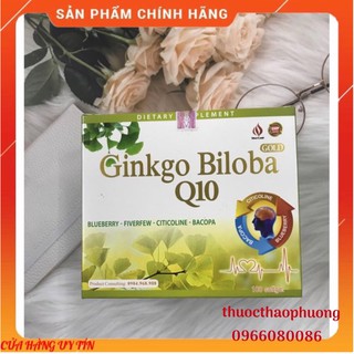 ✅GINKO BILOBA Q10⚡️NGUỒN GỐC THẢO DƯỢC⚡️giúp hoạt huyết tăng cường tuần hoàn não,giảm đau đầu hoa mắt chóng mặt,ù tai