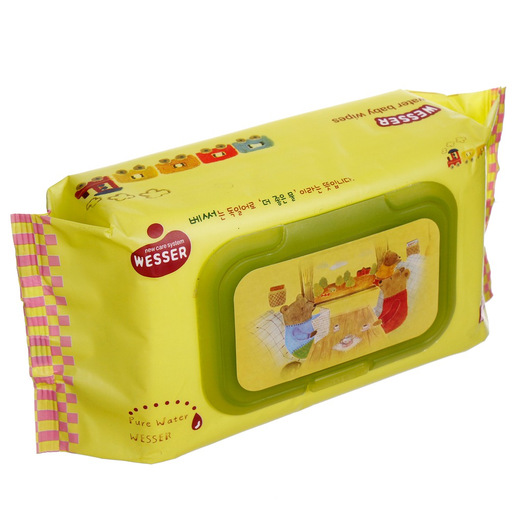 Khăn ướt Wesser 80 tờ có nắp