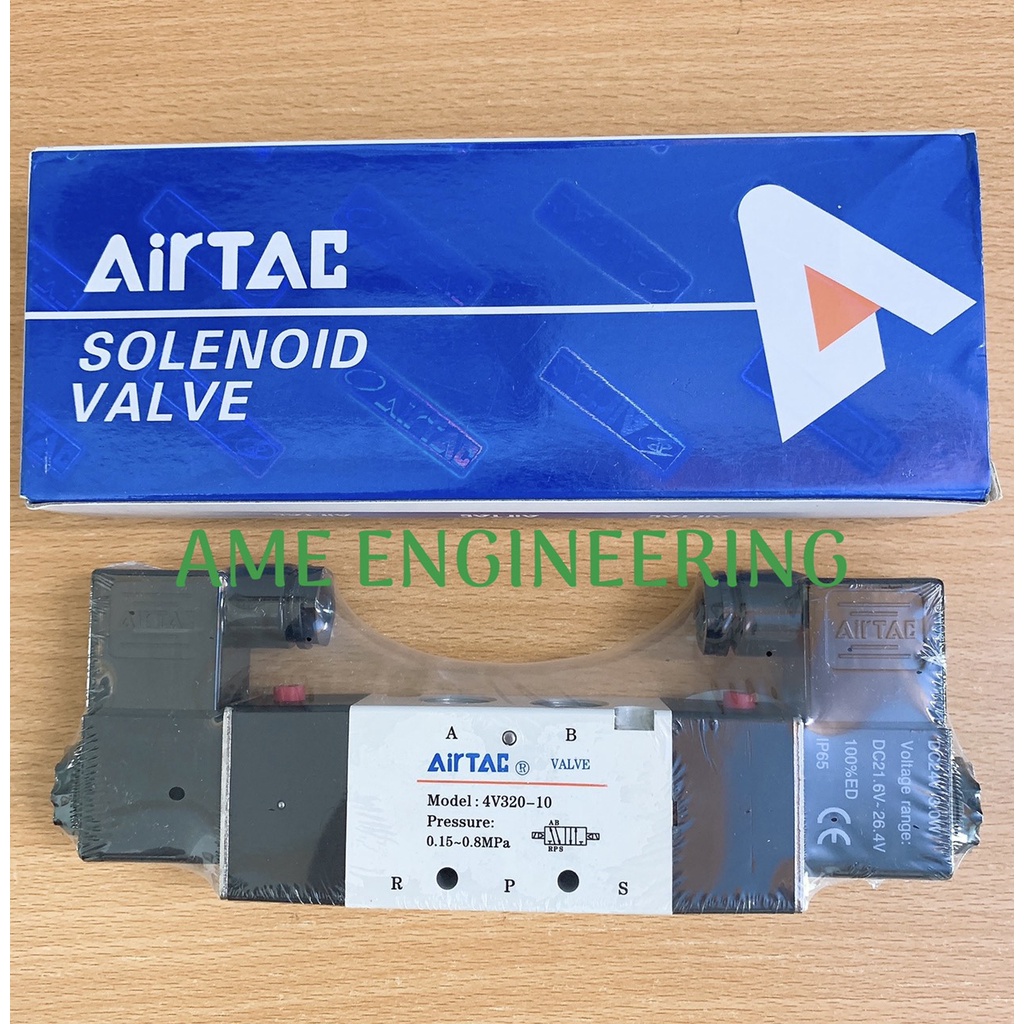 Van khí Airtac 4V320-10B, cuộn hút 24VDC