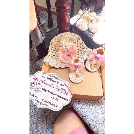sét mũ giày tiểu thư cho bé gái