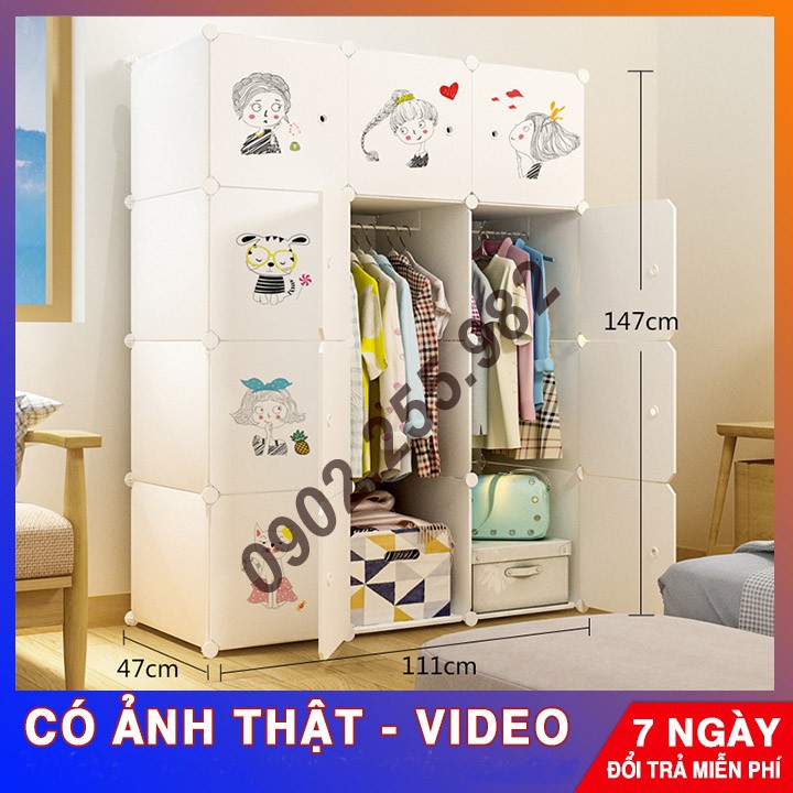 TỔNG HỢP TỦ NHỰA LẮP GHÉP 12 Ô BÁN CHẠY ĐỂ ĐỒ ĐA NĂNG THÔNG MINH sâu 47cm