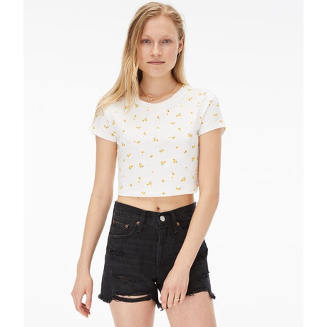 Áo thun croptop nữ xuất khẩu vnxk