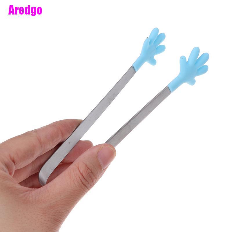 Kẹp gắp thức ăn bằng thép không gỉ và silicone tiện dụng