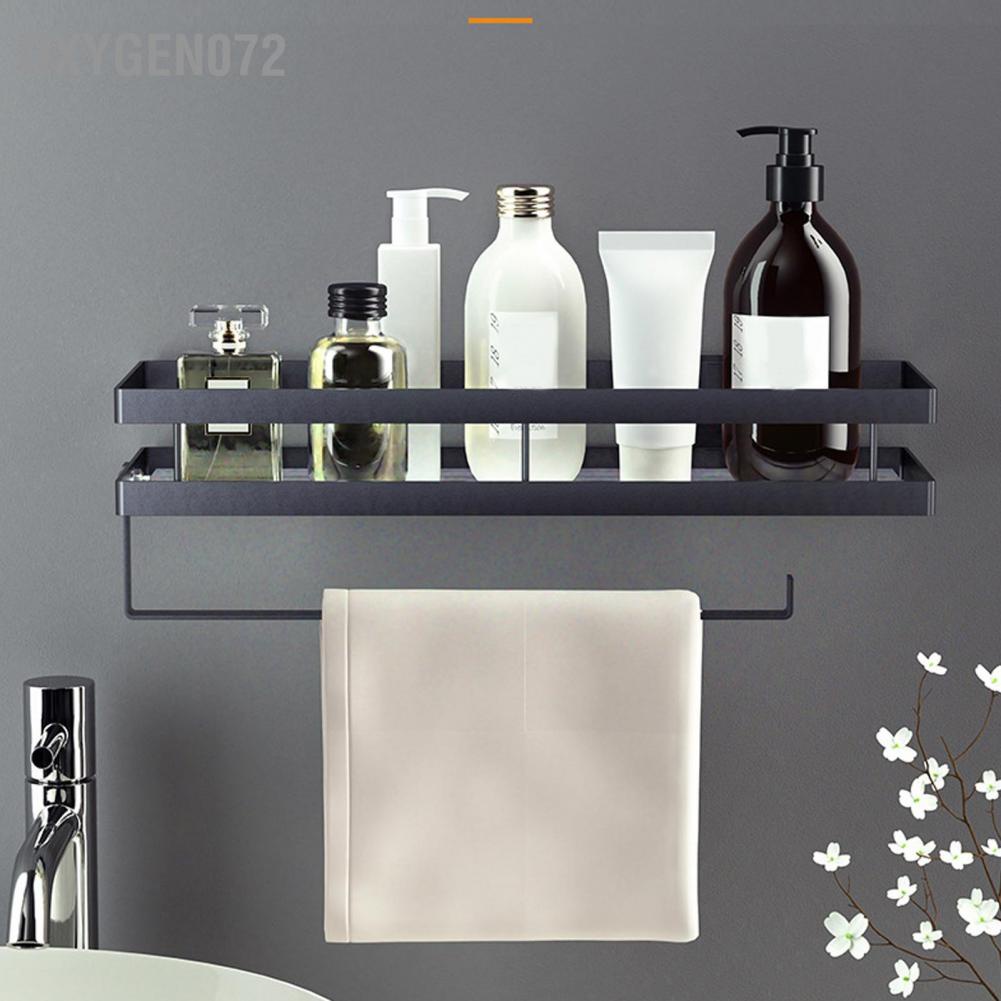 Oxygen072 Oxygen072 Giá treo gia vị tường Đa năng Thanh lịch dày dặn Khả chịu lực mạnh mẽ Bộ tổ chức cho phòng tắm nhà bếp