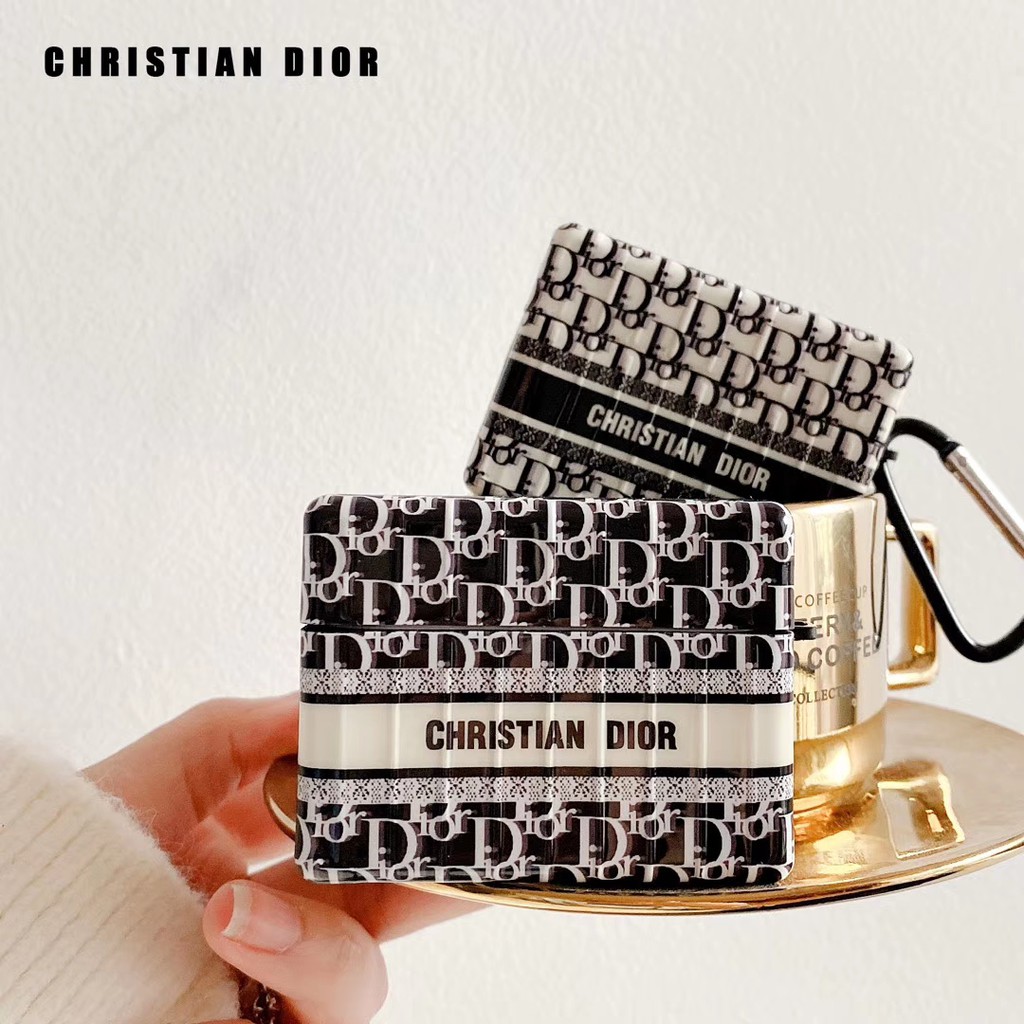 Thương hiệu lớn âu mỹ dior apple airpods pro hộp đựng tai nghe bluetooth airpods1/2 dior street wear pro shock-resist protection case