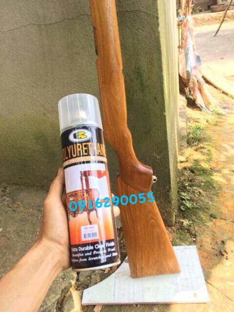 Sơn xịt bóng gỗ PU Bosny Polyurethan Spray