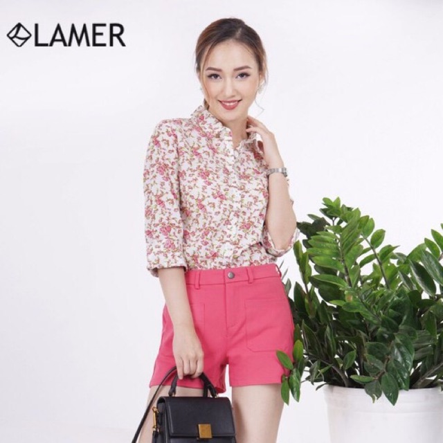 ÁO SƠ MI HOA NHÍ LAMER