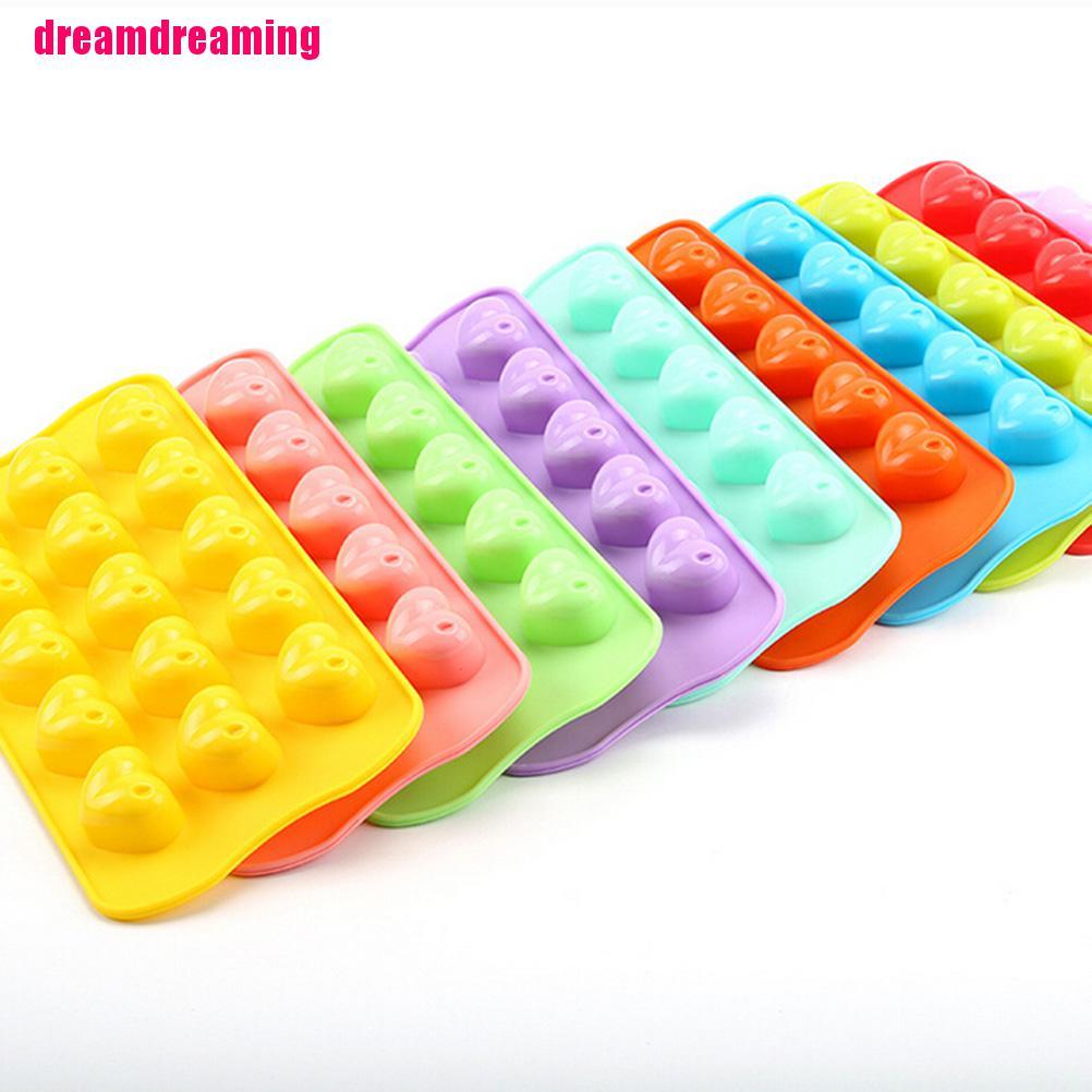 Khuôn Silicone Làm Bánh &amp; Socola Hình Trái Tim