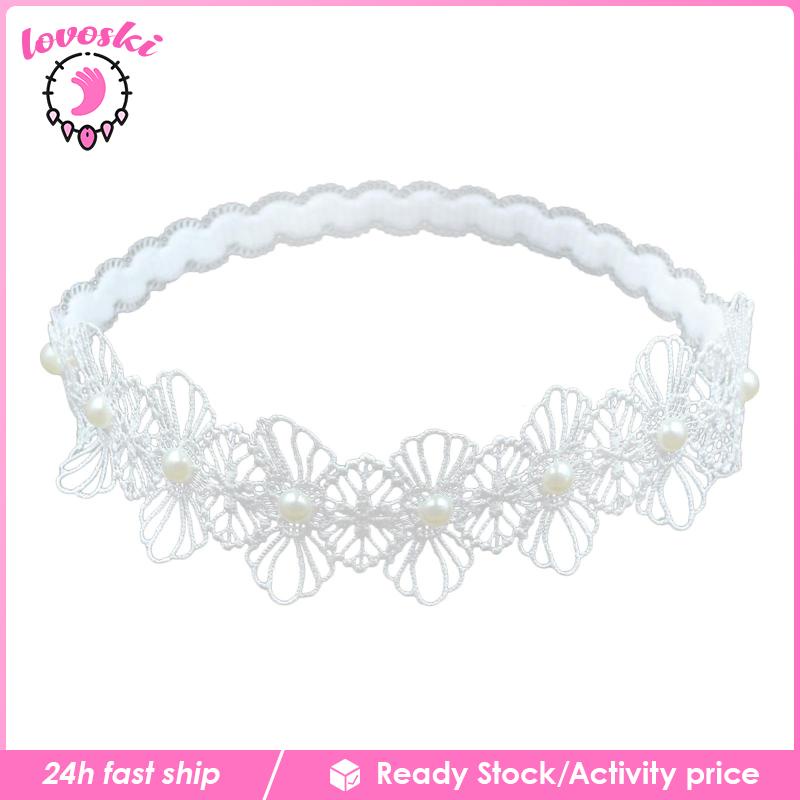 Vòng Ren Lưới Thêu Hoa Đeo Chân Cho Cô Dâu