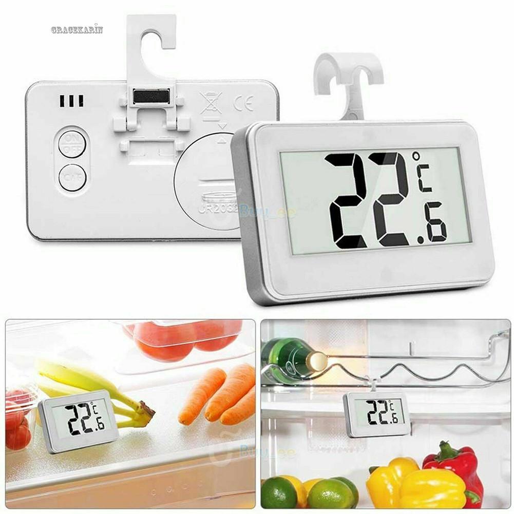 Thermometer 6.8x4.3x1.1cm For Fridge Freezer With A Hanging Hook Durable