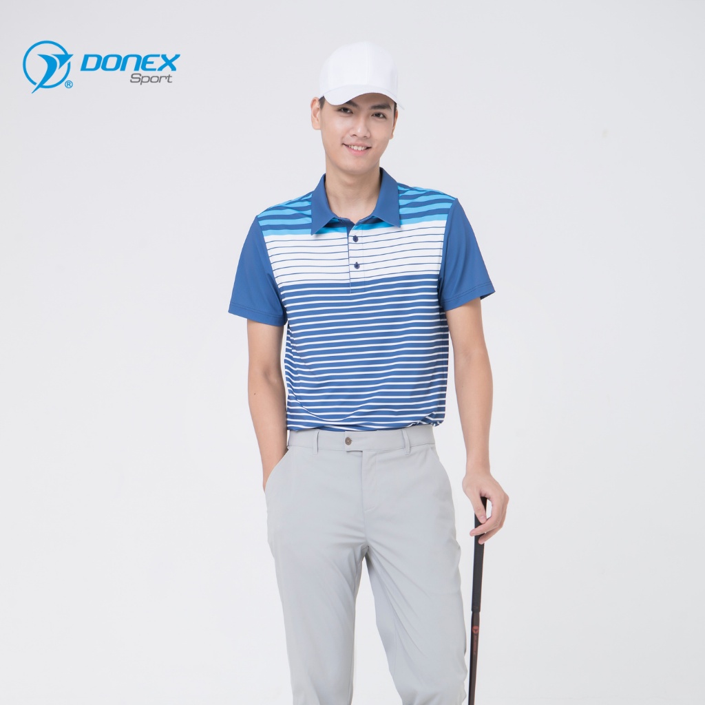 Áo Thể Thao Golf Nam DONEXPRO Thiết Kế Form Classic, Chất Liệu Vải Thoải Mái, Thoáng Mát, Thấm Hút MC-9014