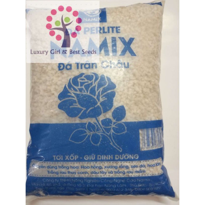 Đá Perlite Đá Namix Đá trân châu - Cực Phẩm Cho Sen Đá, Xương Rồng