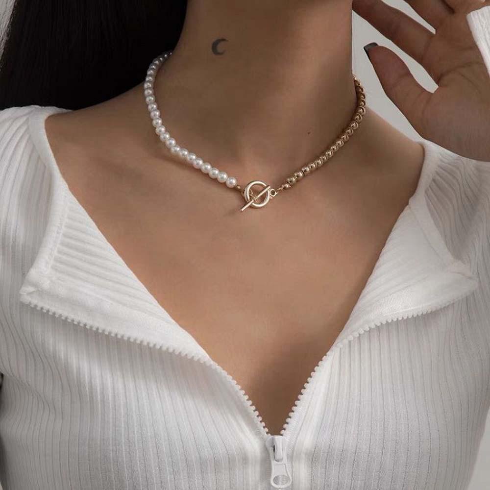 Vanes1 Vòng Cổ Choker Dây Xích Đơn Giản Cá Tính Cho Nữ