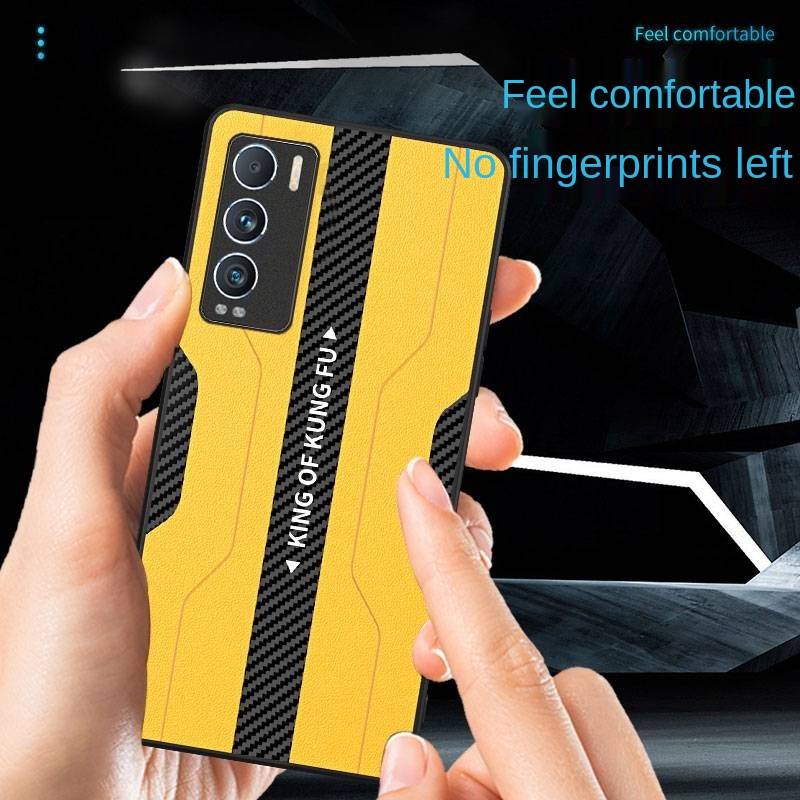 Ốp Điện Thoại Da + Acrylic Chống Sốc Cho Realme Gt Explorer Master