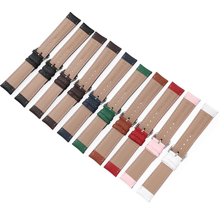 Dây Đeo Bằng Da Màu Nâu Phong Cách Vintage 12Mm 14mm 16mm 18mm 19mm 20mm 22mm 24mm Cho Tissot Casio Seiko