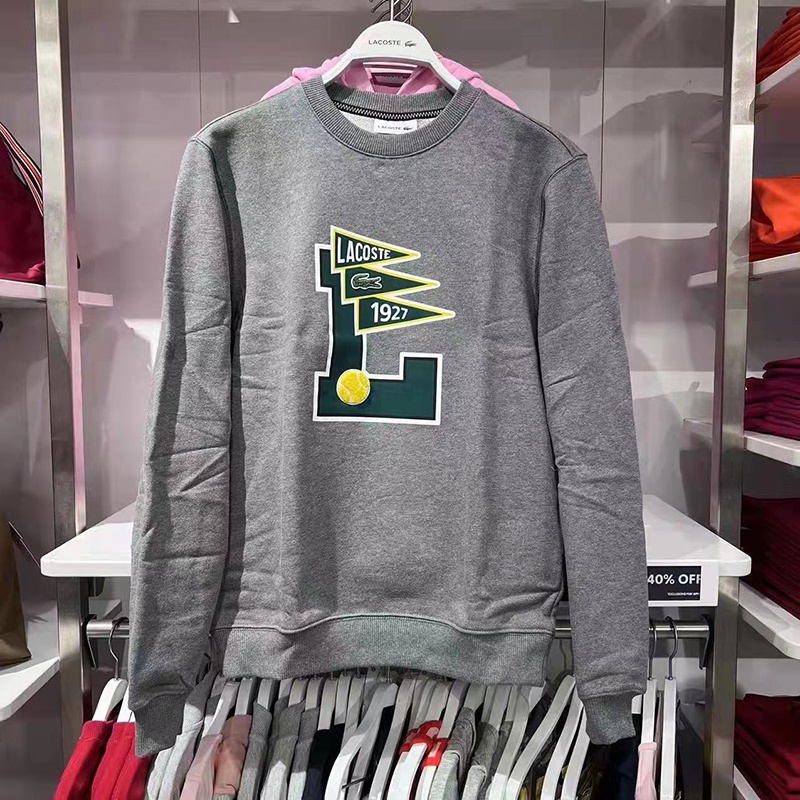 Áo Sweater Lacoste Cổ Tròn Chất Liệu Cotton Cho Nam