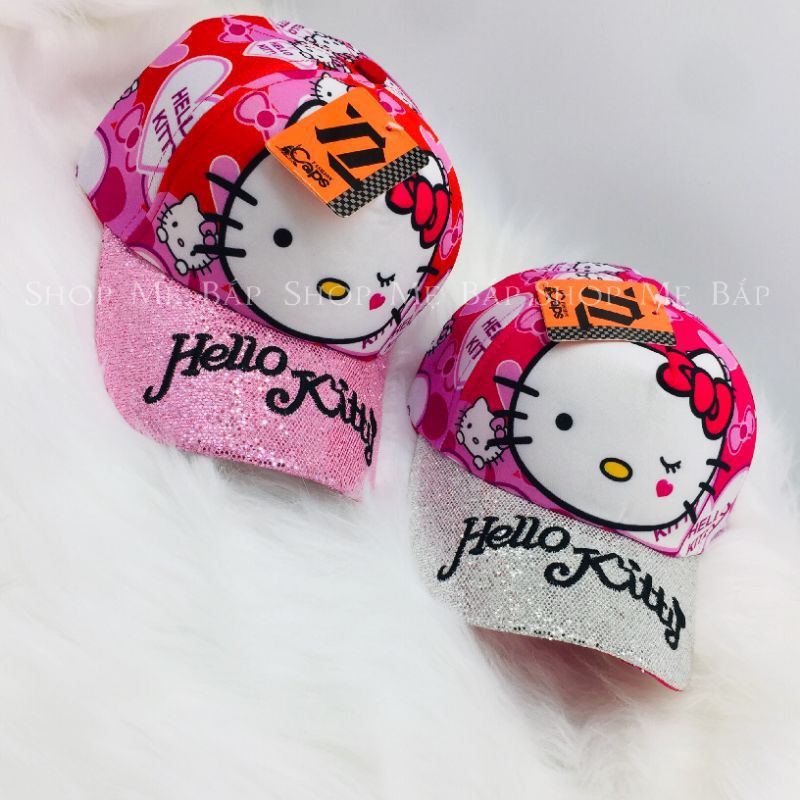 Mũ, nón hello kitty kim sa siêu dễ thương cho bé gái