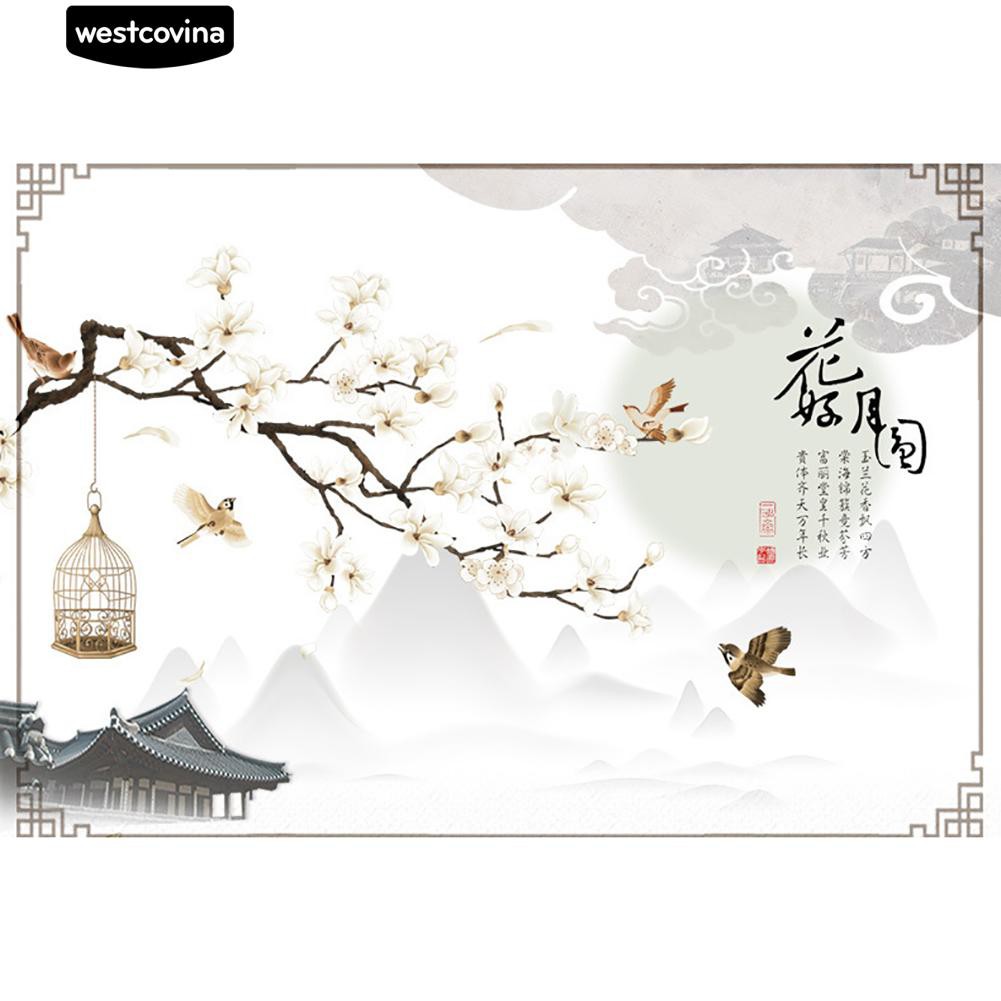 Sticker dán tường hình những bông hoa đẹp mắt