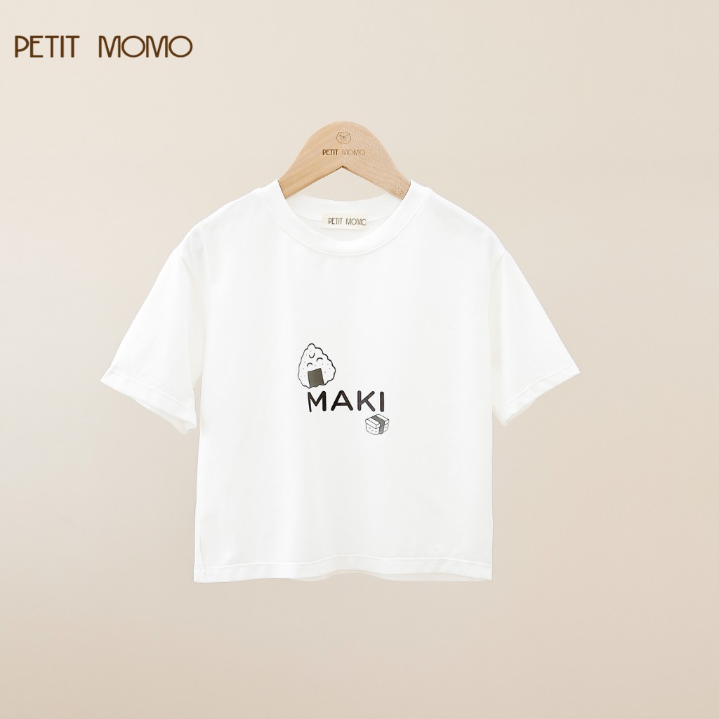 Áo Thun Ngắn Tay Cho Bé Dáng Loose Basic PETIT MOMO Chất Cotton Mềm Mại, Bền Màu Cho Bé Từ 1-6 Tuổi - H130