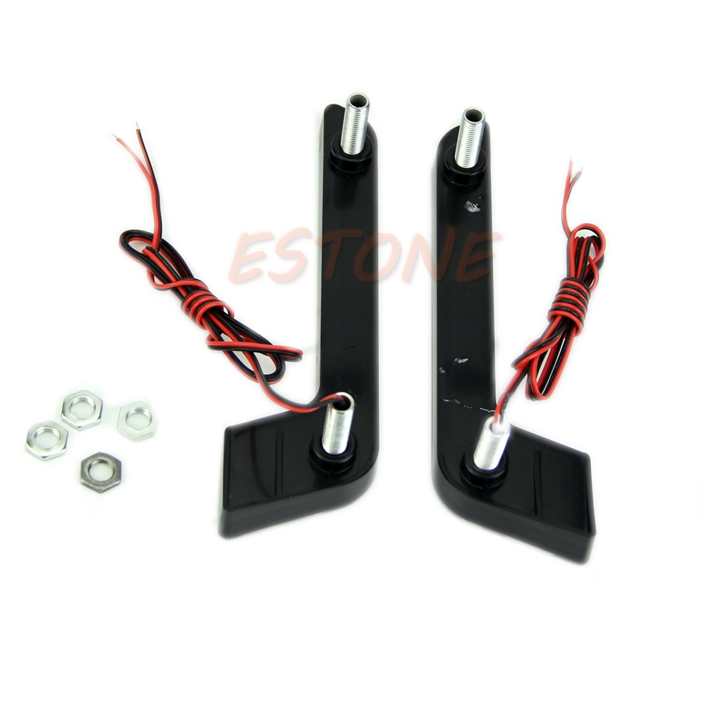 Bộ 2 Dây Đèn LED DRL 8 Bóng 12V Dùng Trang Trí Xe Hơi