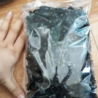 dây buộc tóc đen chun buộc tóc siêu dai chắc