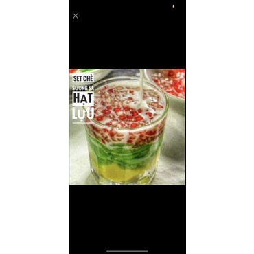 Set Chè Sương Sa Hạt Lựu Đầy Đủ Nguyên Liệu ⚠️Lẻ = Sỉ ⚠️[FREE SHIP]TỪ ĐƠN 50K