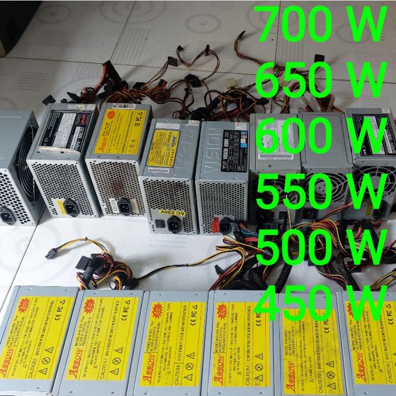 Nguồn máy tính 650W 550W 700W 450W 500W hàng chính hãng 2nd - Mẫu ngẫu nhiên
