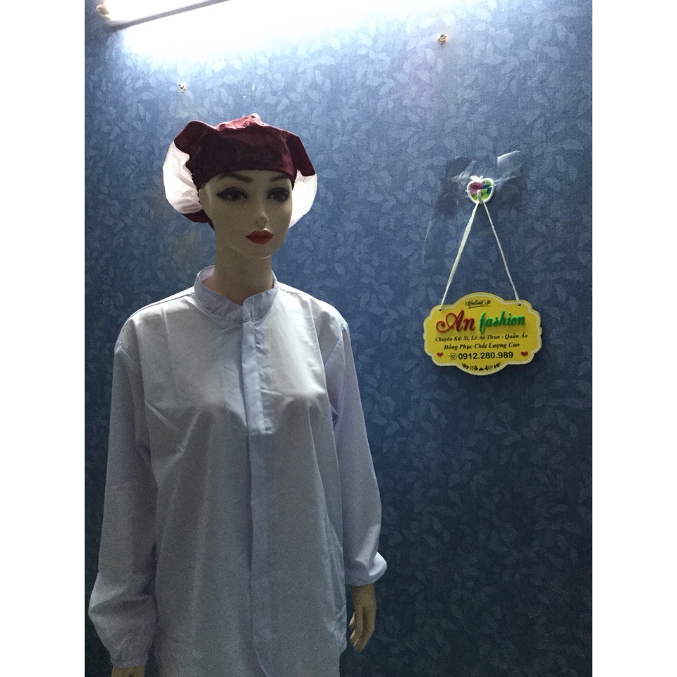 Nón Trùm Thực Phẩm Cao Cấp Thoáng Mát  _ Hình Chụp Thật