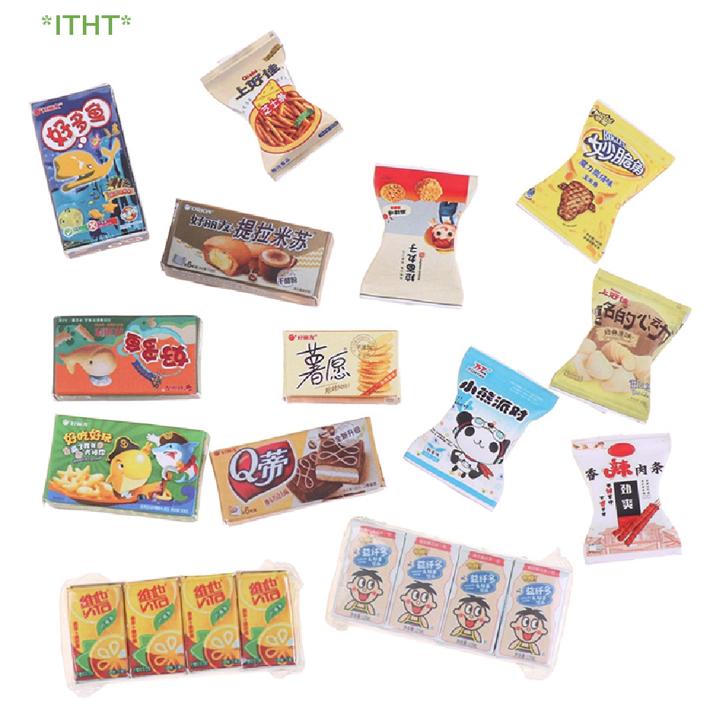 Mô Hình Thức Ăn Siêu Thị Trang Trí Nhà Búp Bê Tỉ Lệ 1: 12 Mới