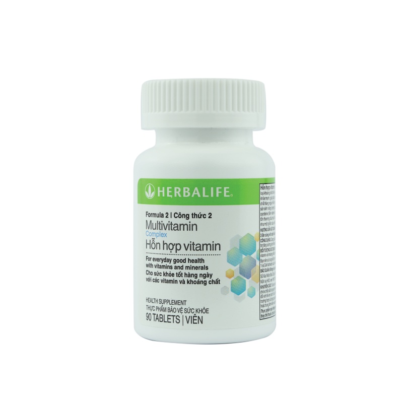 Thực Phẩm Bảo Vệ Sức Khỏe: Hỗn Hợp Vitamin Công Thức 2 - 90 viên