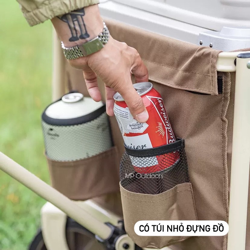 XE KÉO ĐẨY TC04 TC05 ĐỰNG ĐỒ DÃ NGOẠI GẤP GỌN DU LỊCH CẮM TRẠI CAMPING OUTDOOR GLAMPING NATUREHIKE NH20PJ010 NH20PJ012