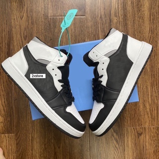 Giầy sneaker xám white shadow trắng cao cổ rẻ đẹp Fullbox