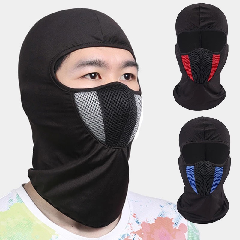 Nón trùm đầu che toàn bộ mặt và cổ giữ ấm có lỗ thoáng khí cho nam nữ