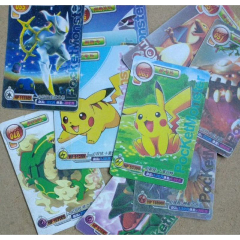 Xấp bài Pokemon nhựa dẻo phiên bản mới