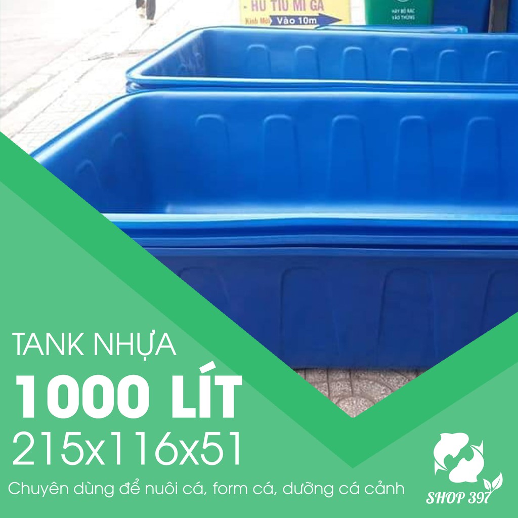 Tank nhựa nuôi cá 1000 lít