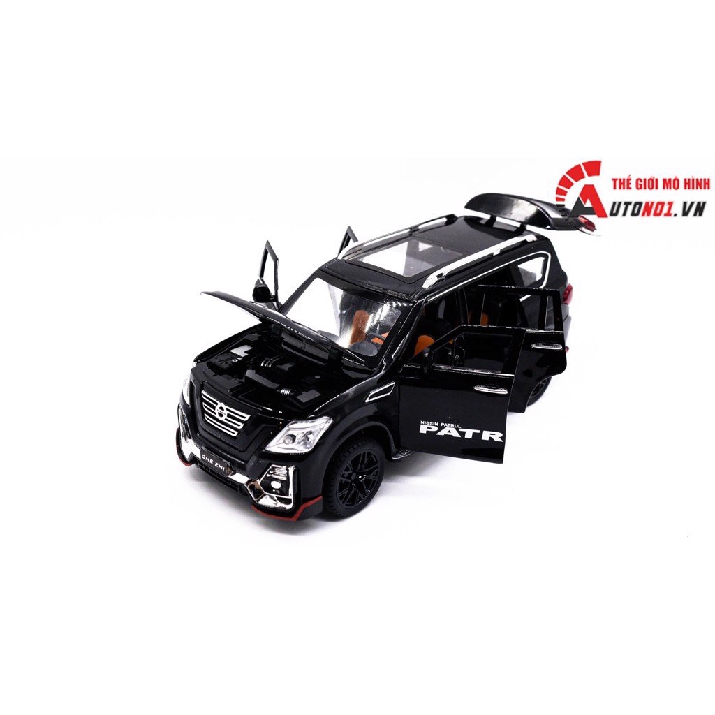 MÔ HÌNH XE NISSAN PATROL BLACK 1:24 CHE ZHI 7840