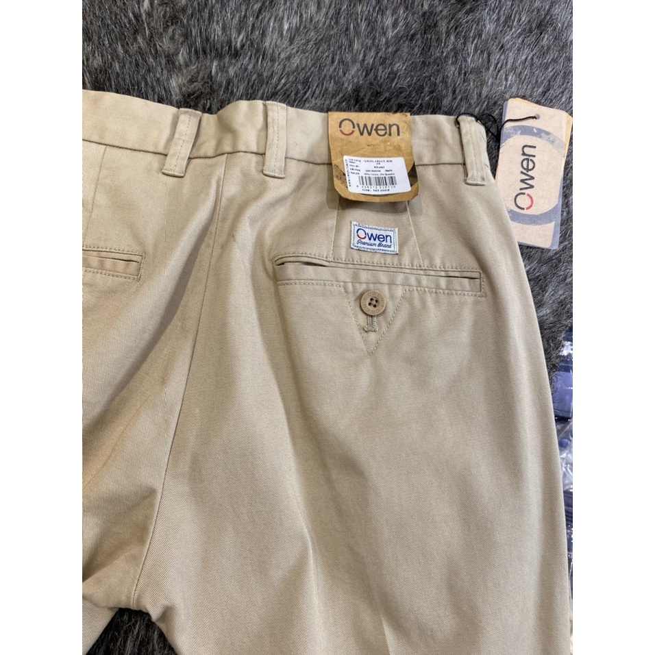 OWEN - Quần kaki Owen dáng ôm chất co dãn nhẹ -  quần thô nam