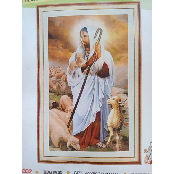 tranh thêu 5d đức chúa dv6332