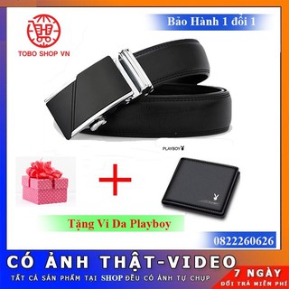 [ BÁN LỖ XIN 5 SAO ] Thắt Lưng Nam Cao Cấp + [ Tặng Kèm Ví Da Playboy ] Bảo Hành 1 Đổi | Siêu Bền Đẹp ! !