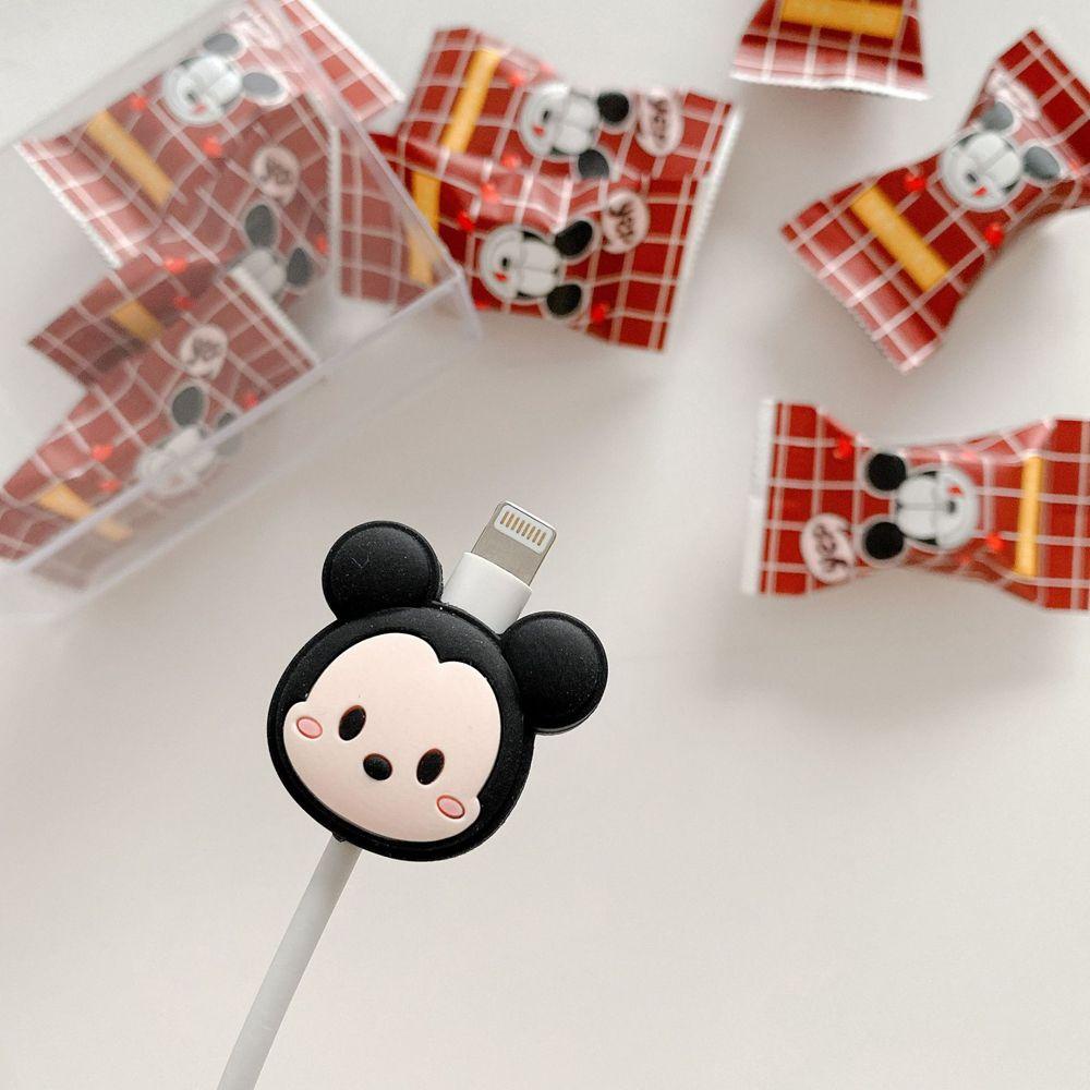 Phụ Kiện Bảo Vệ Dây Cáp Sạc USB Hình Siêu Nhân Dễ Thương