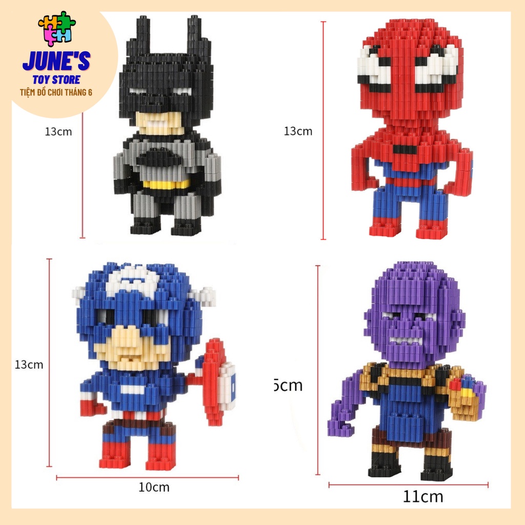 Mô hình Lego lắp ráp Siêu anh hùng các loại