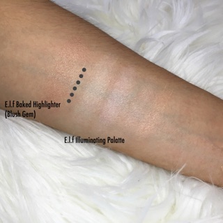 Phấn highlighter 4 ô ELF