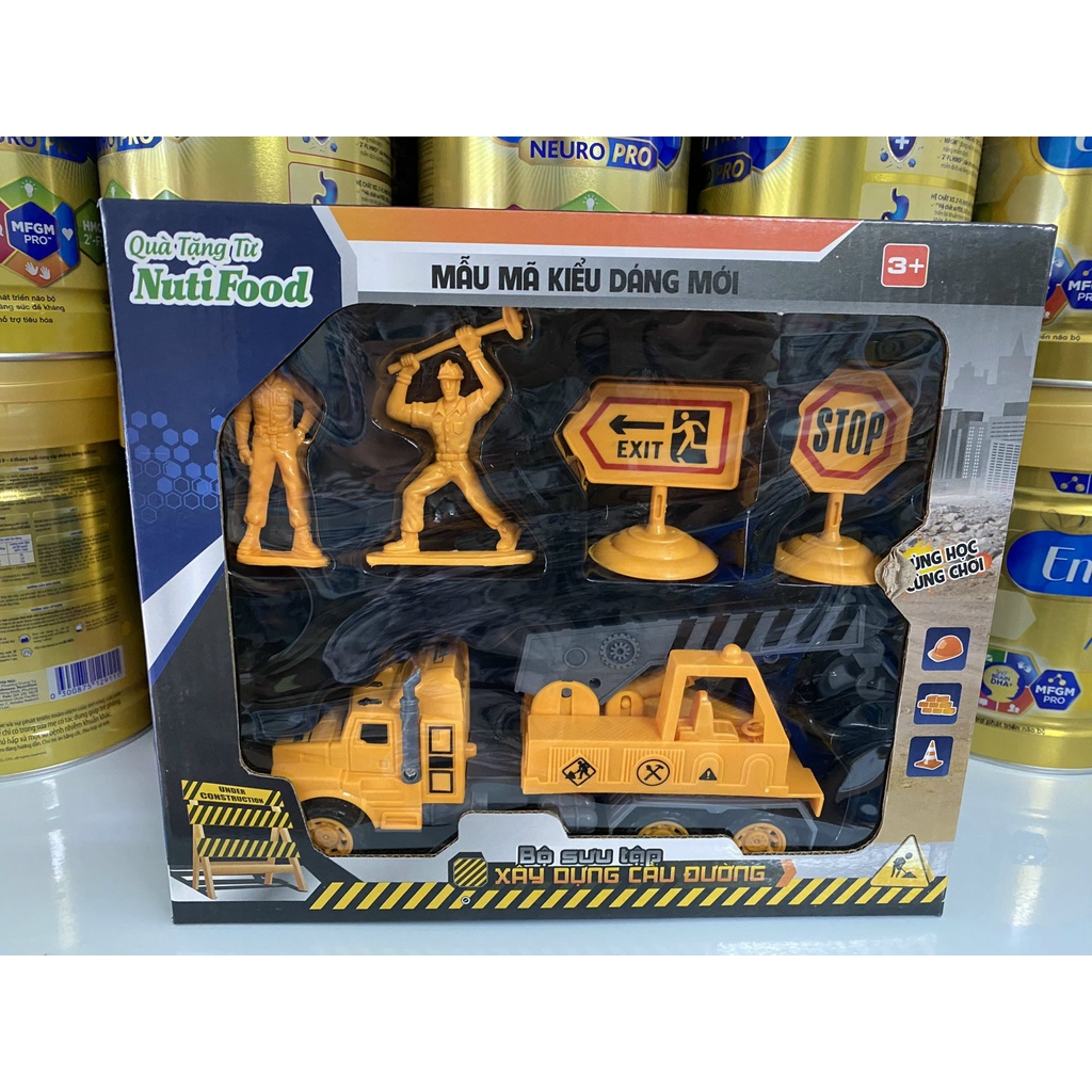 Quà bộ sưu tập Xây dựng cầu đường (Mua sữa tặng quà miễn phí)